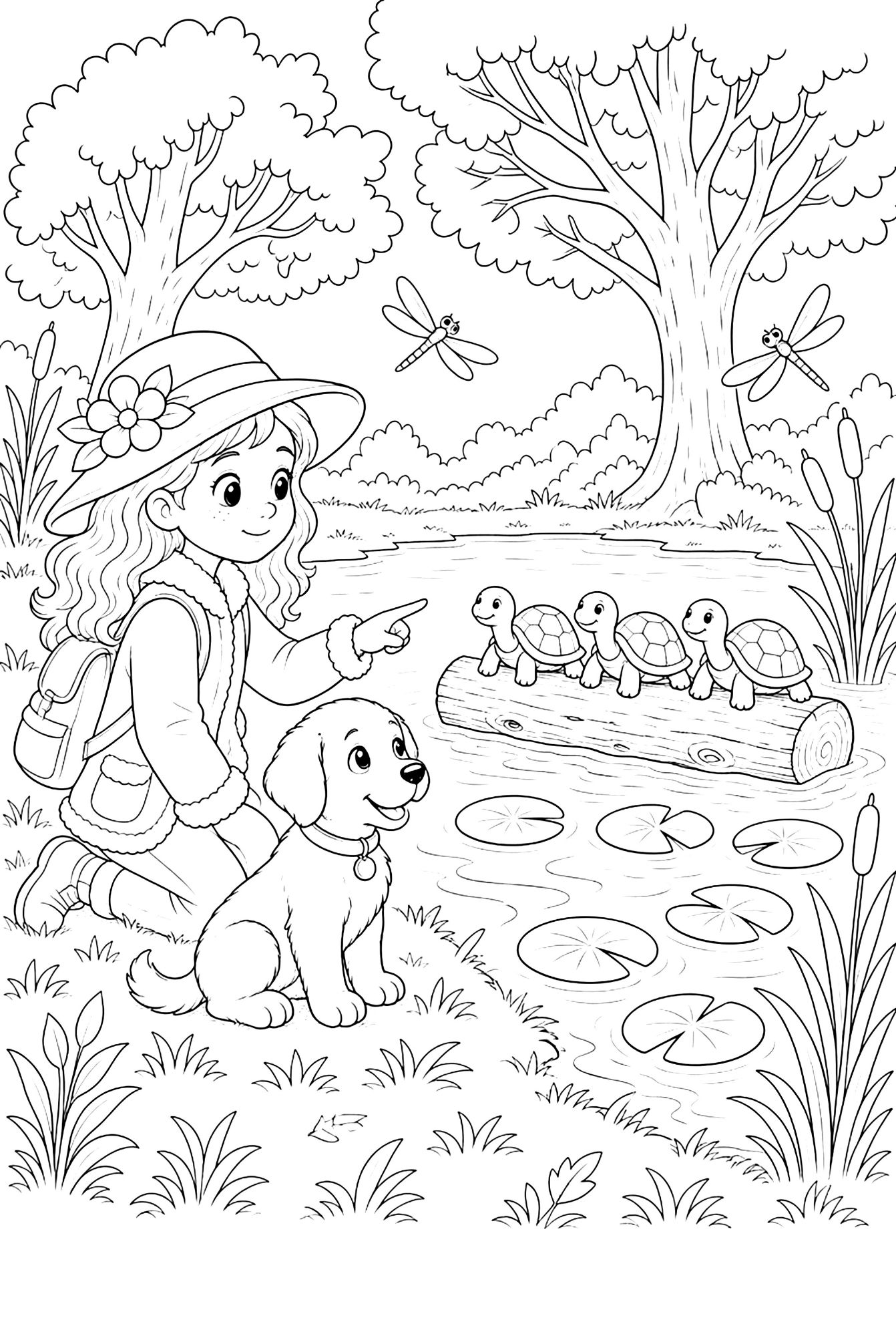 Turtle Coloring Pages: 4 Free Printable PDFs for Kids